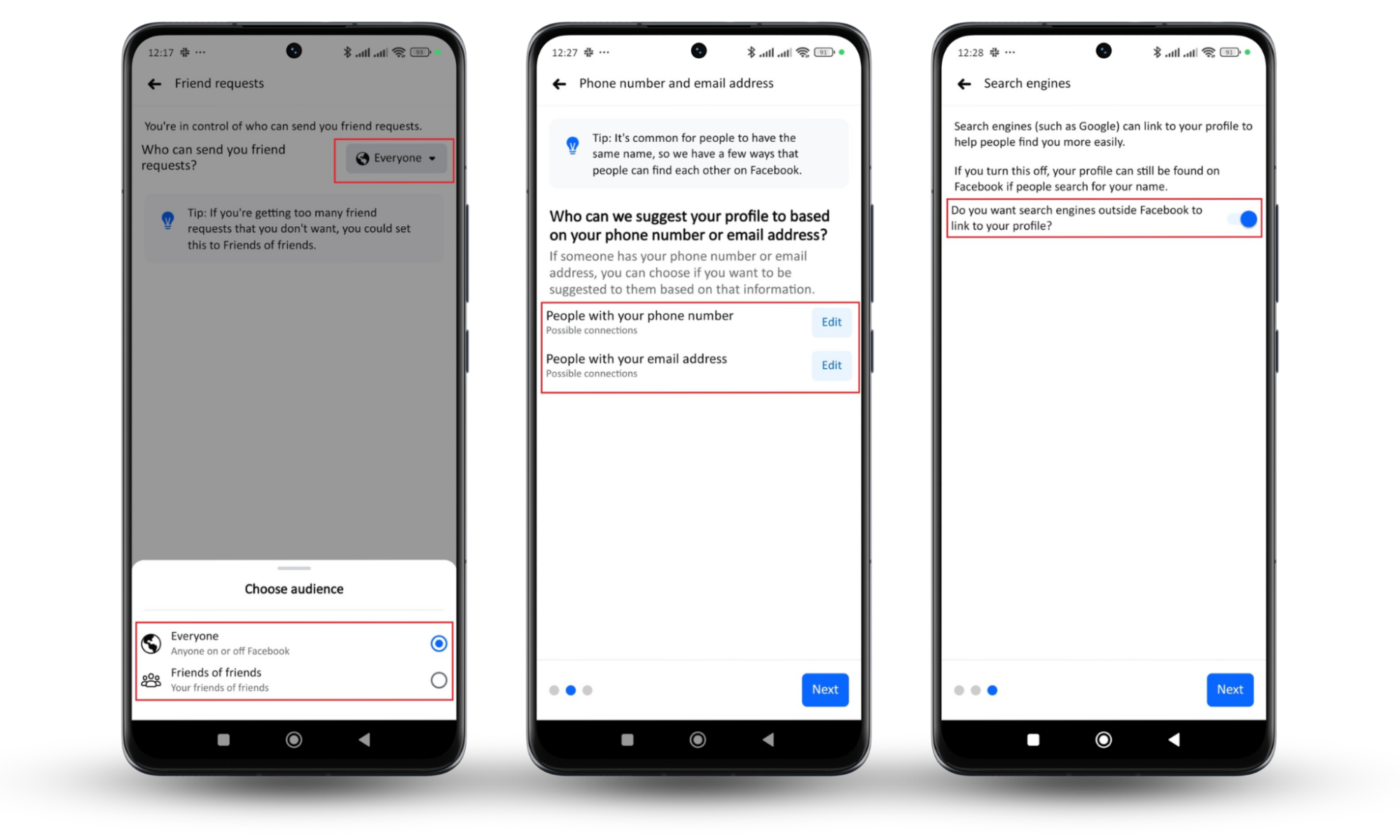 Instructions on how to select the How people can find you on Facebook block in Privacy Checkup, review friend request settings, profile suggestions, and search engine visibility to prevent your girlfriend from stalking you on Facebook. Instructions on how to select the How people can find you on Facebook block in Privacy Checkup, review friend request settings, profile suggestions, and search engine visibility to prevent your girlfriend from stalking you on Facebook.