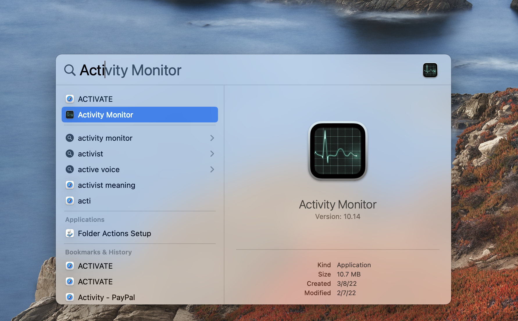 Activity Monitor Activity Monitor