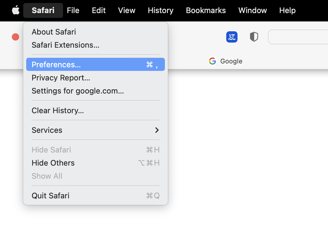 Safari Preferences Safari Preferences